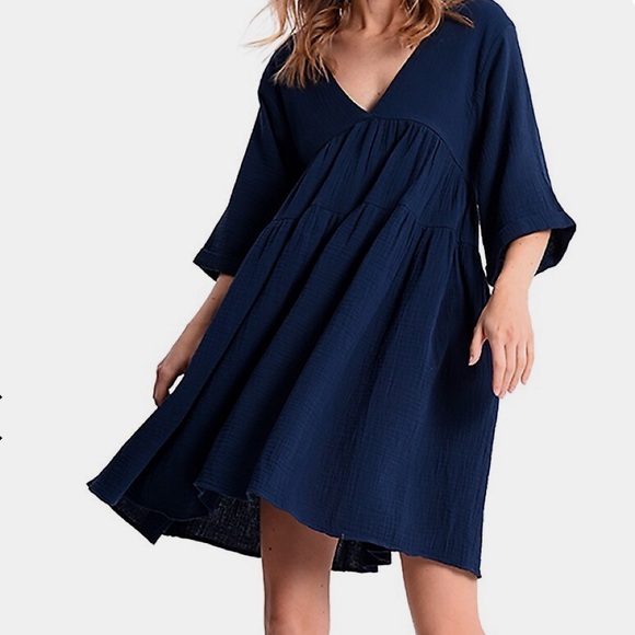 Babydoll dress with pockets - Picture 7 of 7